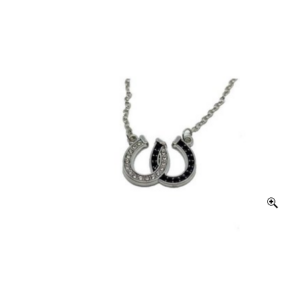 HorsebyAmy Paardenketting met twee hoefijzers